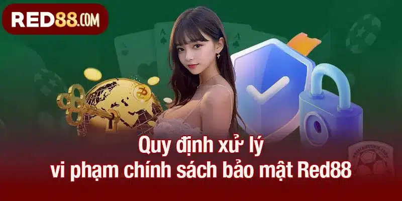 Quy định xử lý vi phạm chính sách bảo mật Red88